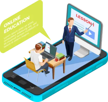 Online Education Illustration